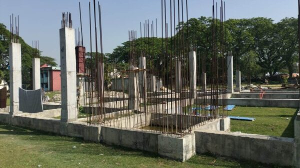 ধর্মপাশা মডেল মসজিদ নির্মাণ কাজে অনিয়মের অভিযোগ,তদন্তে উপবিভাগীয় প্রকৌশলী