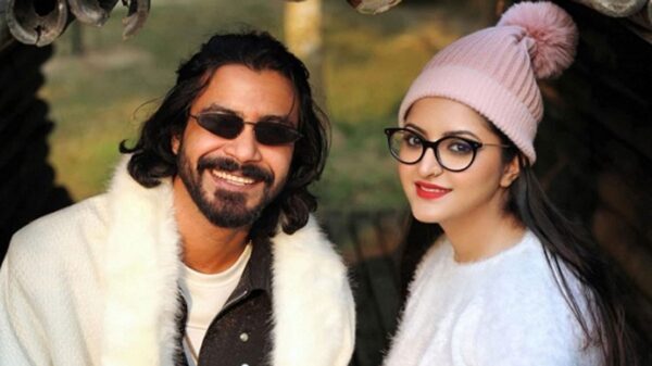 অভিমান ভুলে ফের একত্রে রাজ-পরীমণি