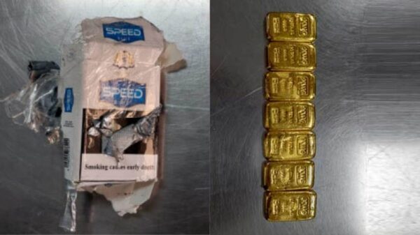 বিমানবন্দরে ময়লার ঝুড়িতে মিলল ৭০ লাখ টাকার সোনা