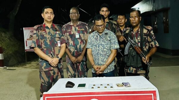 আবাও সোনামসজিদ ইমিগ্রেশনে ৭টি স্বর্ণের বারসহ একজন আটক