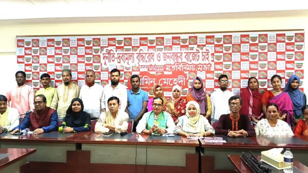 জনবিরোধী বাজেট ঈদের আনন্দ ধ্বংস করেছে : মোমিন মেহেদী