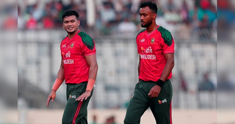 আফগানিস্তান ম্যাচের আগে র‍্যাঙ্কিংয়ে বড় সুখবর তাসকিন-শরীফুলের!