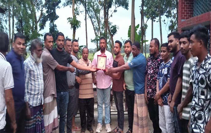 বিশ্বনাথে অলংকারী ইউনিয়ন ট্রাষ্টের উপদেষ্টা মন্ডলীর সদস্য এহসানুল হক লিলু কে সংবর্ধনা