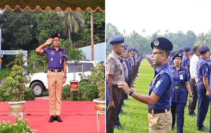 চাঁদপুরে জেলা পুলিশের মাস্টার প্যারেড অনুষ্ঠিত 