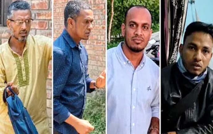 সীতাকুণ্ড জাল দলিল তৈরি করে জমি দখলের চেষ্টা, সীতাকুণ্ডে গ্রেপ্তার ৪