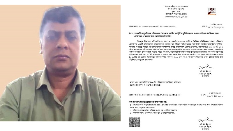 ২৯২ কোটি টাকার ১৭৪ পৃষ্ঠার তদন্ত প্রতিবেদন গায়েব, তথ্য-প্রমাণসহ ডিডি রোকন উদ্দিনকে তলব