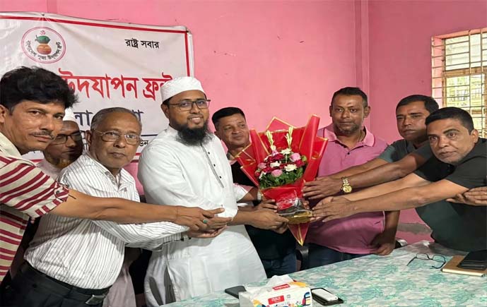 শেরপুর পূজা উদযাপন ফ্রন্ট নেতৃবৃন্দের সাথে মতবিনিময় করেছেনএমপি রাশেদ 