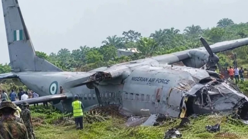 নাইজেরিয়ায় সামরিক বিমান বিধ্বস্ত, ৩২ আরোহীর সবাই নিহত