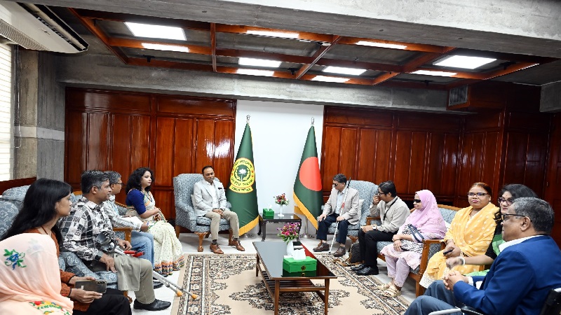 ভারপ্রাপ্ত স্পীকারের সাথে বার্ডো এর প্রতিষ্ঠাতা ও নির্বাহী পরিচালক এর সৌজন্য সাক্ষাৎ 