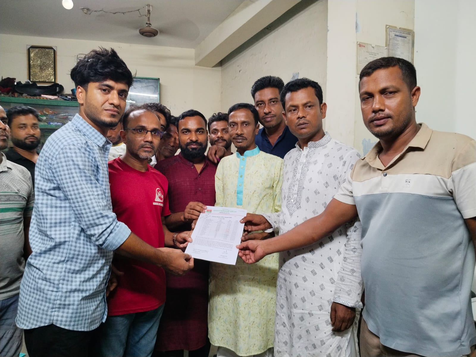 তারাকান্দা উপজেলা তাঁতী দলের ২১ সদস্যের আহ্বায়ক কমিটি