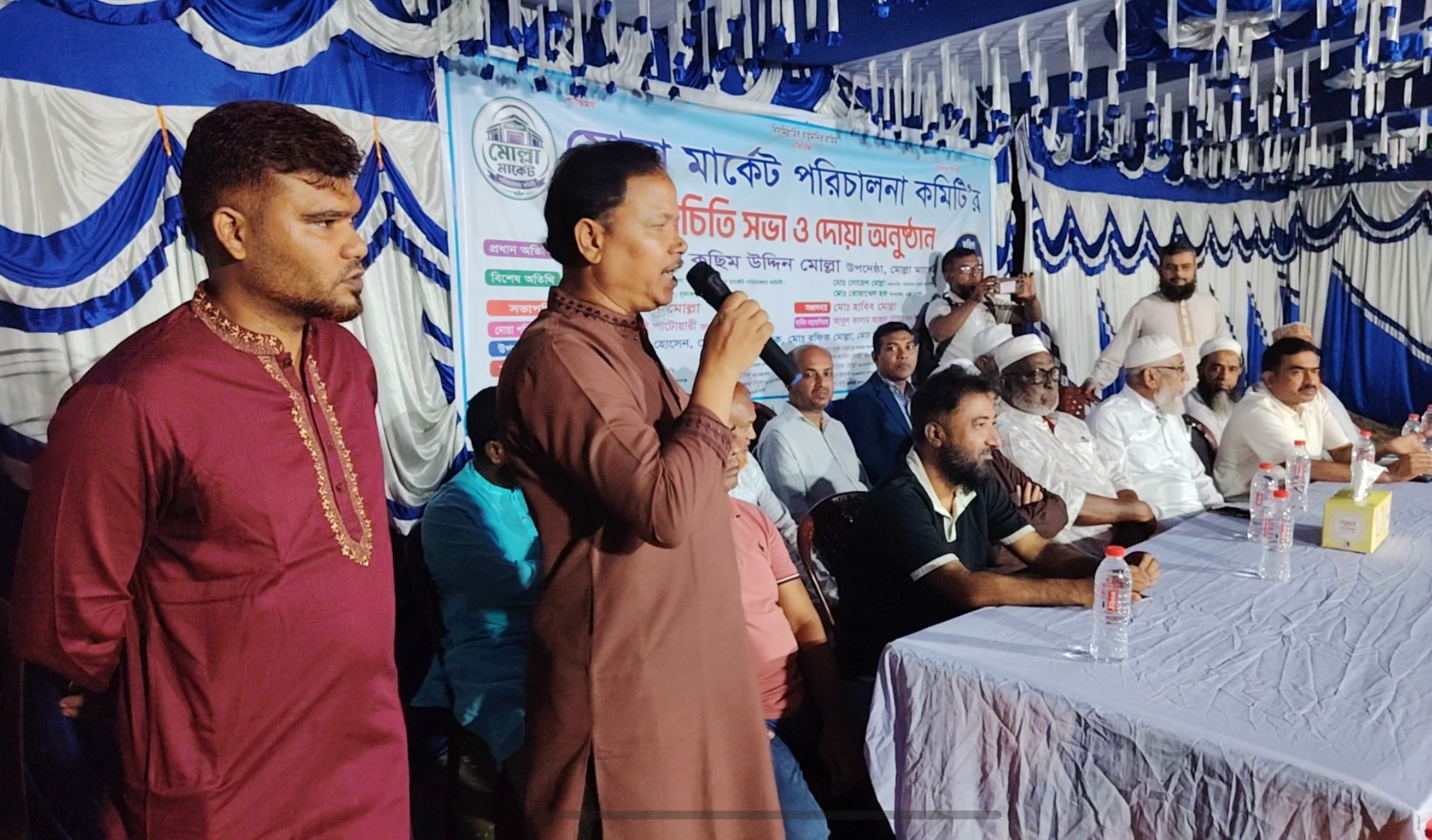 মোল্লা মার্কেট পরিচালনা কমিটির পরিচিতি সভা ও দোয়া অনুষ্ঠান সম্পন্ন