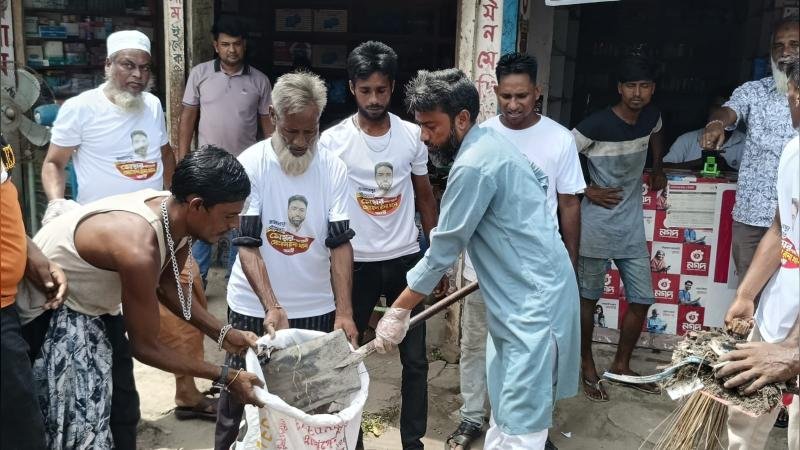 জামালপুরে মেয়র পদপ্রার্থী সোহেল রানা খানের শহর পরিচ্ছন্নতা অভিযান অব্যাহত